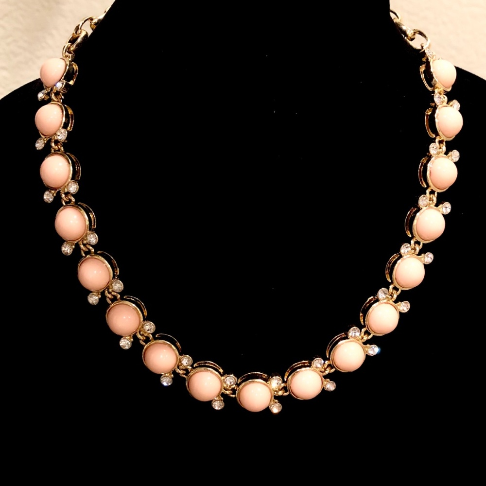 Nordstrom NWT 98 Lee by Lee Angel Capri Crystal Necklace NWT 98 PINK - Picture 5 of 8